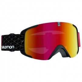 MASCHERA SCI XVIEW BLK-RED SALOMON