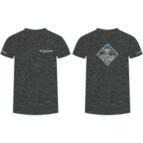PREMANA MALE T-SHIRT M - Grigio antracite CAMP