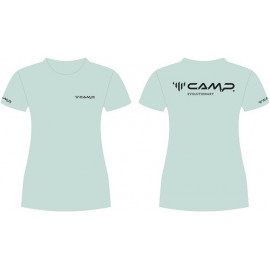 LOGO CLAIM FEMALE T-SHIRT M - Verde pastello CAMP
