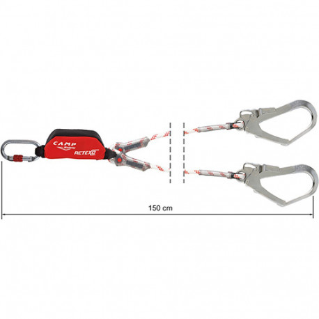 RETEXO ROPE DOUBLE + 0981 + 2x2017 150 cm CAMP