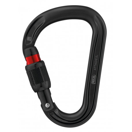 ATTACHE SL  Black SCREW-LOCK M038AA02 Petzl