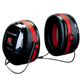 Cuffie auricolari 3M™ PELTOR™Optime™ III, 35 dB, Nero/Rosso, Nucale