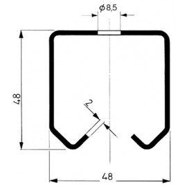 BINARIO mt6 mm50 50 ZINC. OMGE