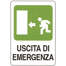 CART.USCITA EMERG. A SX  30x20