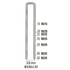 PUNTI 90/20 xFISSATR.MEK 90/38