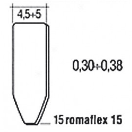 LAMELLE FLESS.mm.15 ACC.VERNIC