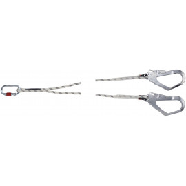 ROPE LANYARD DOUBLE 155 cm + 0981 + 2x2017 CAMP