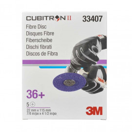 3M Cubitron II 786C Dischi fibrati, grana 80+, 115mm, PN 33410